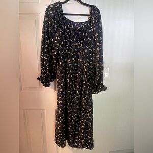 Floral Long Sleeve Dress